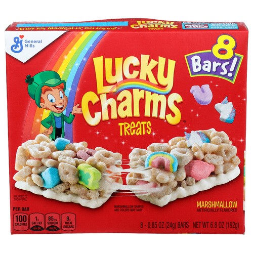 GENERAL MILLS LUCKY CHARM BAR 8 COUNT
