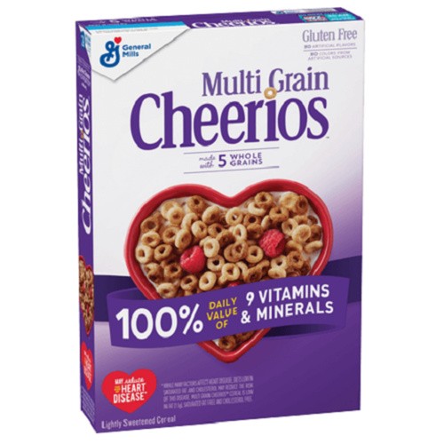 GENERAL MILLS CHEERIOS MULTIGRAIN        12 OZ