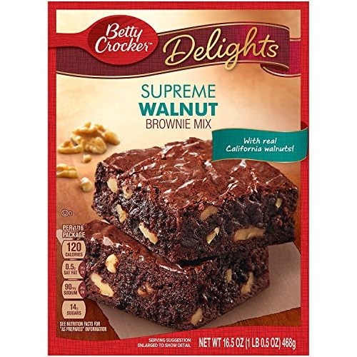BETTY CROCKER BROWNIE WALNUT 16.5 OZ