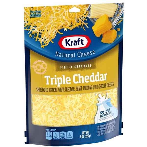 KRAFT TRIPLE CHEDDAR SHREDDED