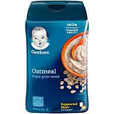 GERBER CEREAL OAT BN PROB