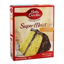 BETTY CROCKER YELLOW CAKE MIX