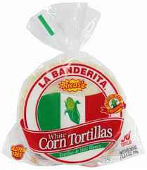 LA BAND WHITE CORN TORTILLA