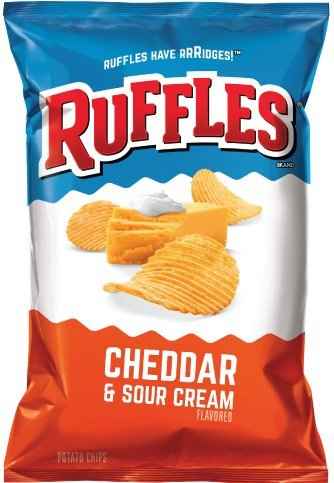 RUFFLE CHEDDAR CHEESE /SOUR CR