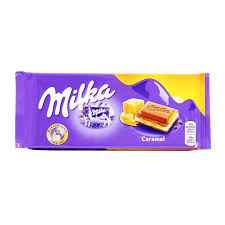 MILKA MILK CHOCOLATE CARAMEL