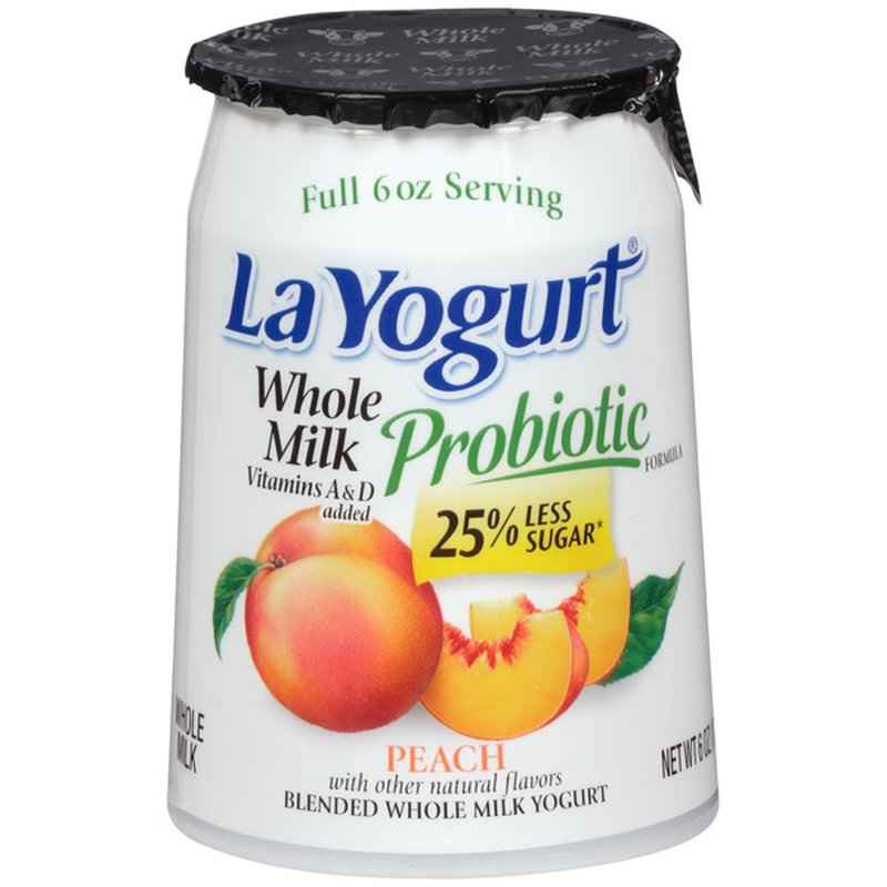 LA YOGURT PROBIOTIC PEACH