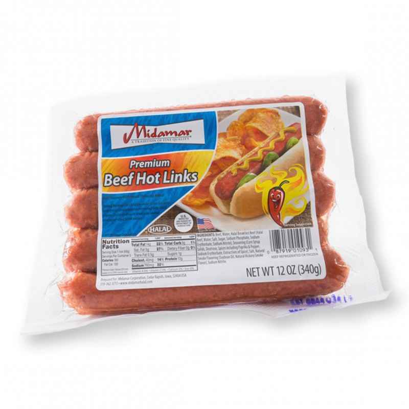 MIDAMAR BEEF HOT LINKS