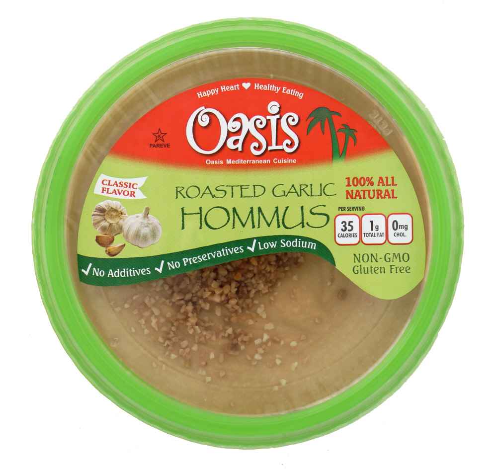 OASIS ROASTED GARLIC HOMMUS
