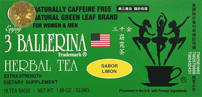 3 BALLERINA DIETERS TEA 1.88OZ
