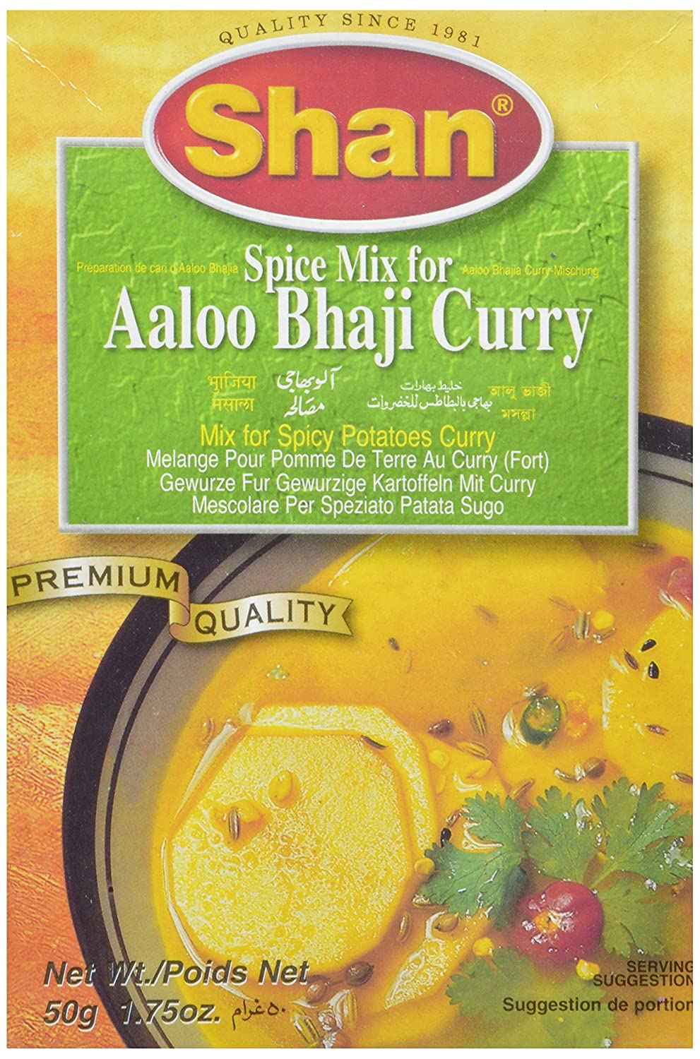 SHAN AALOO BHAJI CURRY MIX