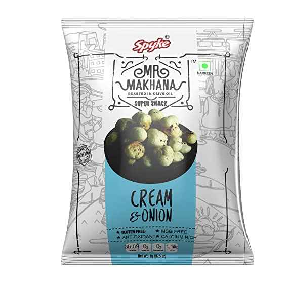 MR. Makhana Cream And Onion   Flavored Makhana