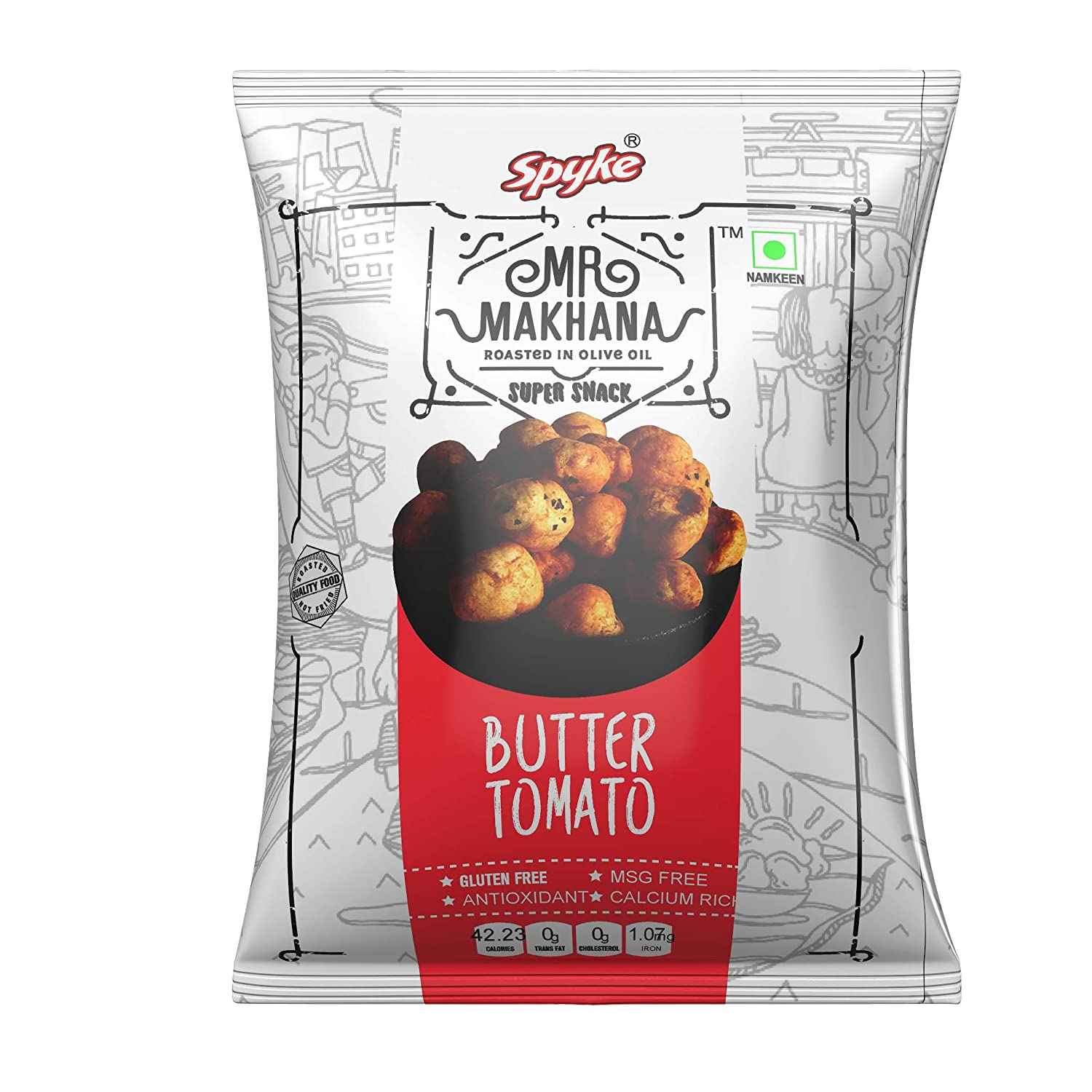MR. Makhana Butter Tomato   Flavored Makhana