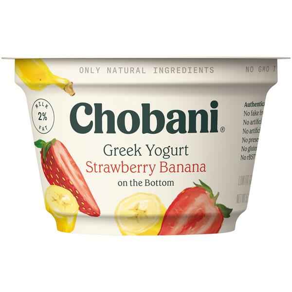 CHOBANI GREEK YOGURT STR/BNA