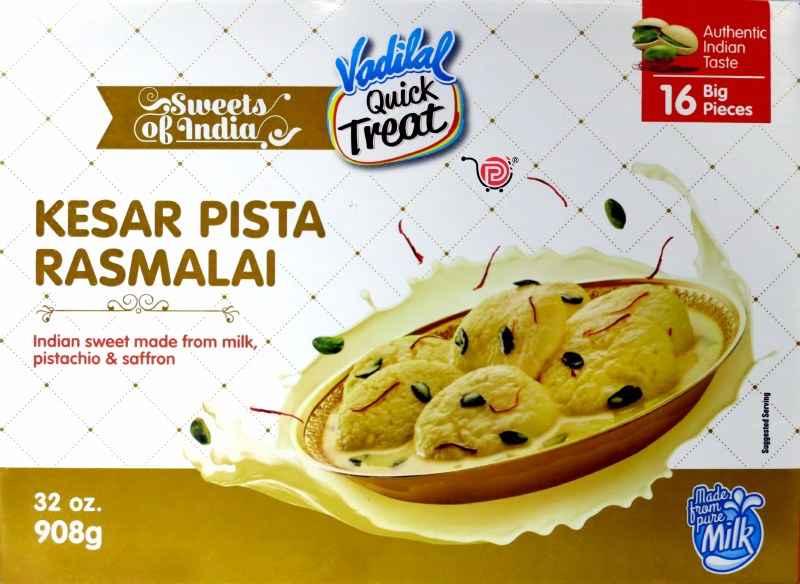Vadilal Kesar Pista Rasmalai