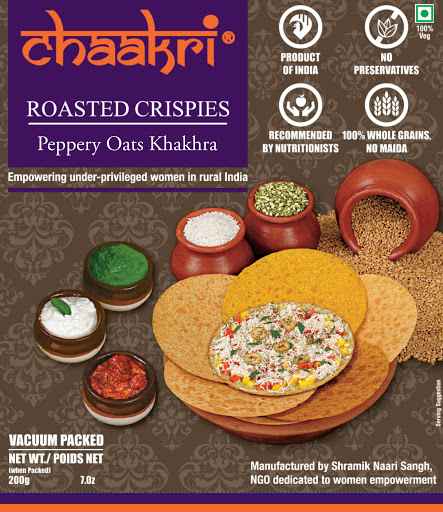 Chaakri Peppery Oats Khakhra