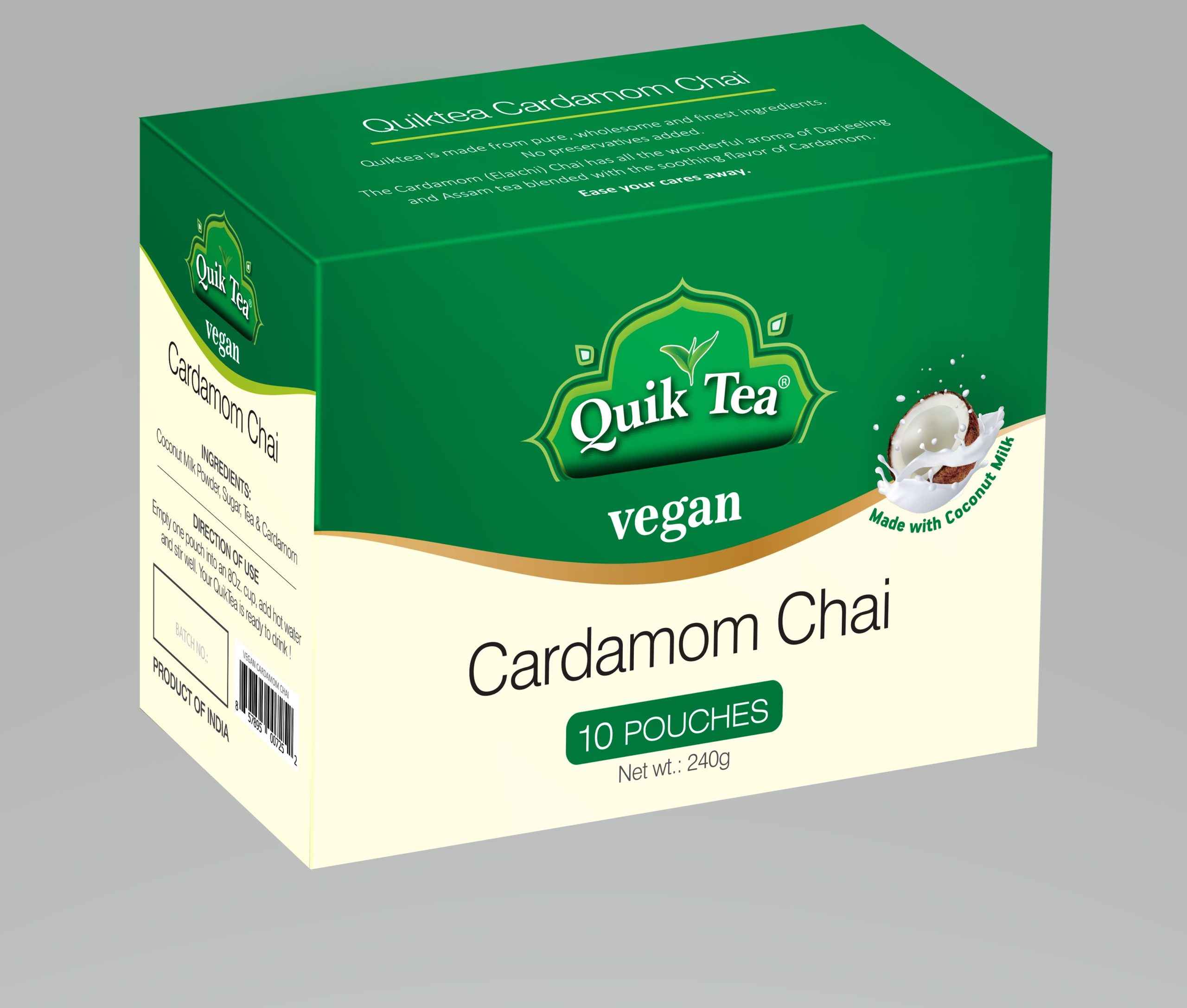 Quik Tea Vegan Cardamom Chai