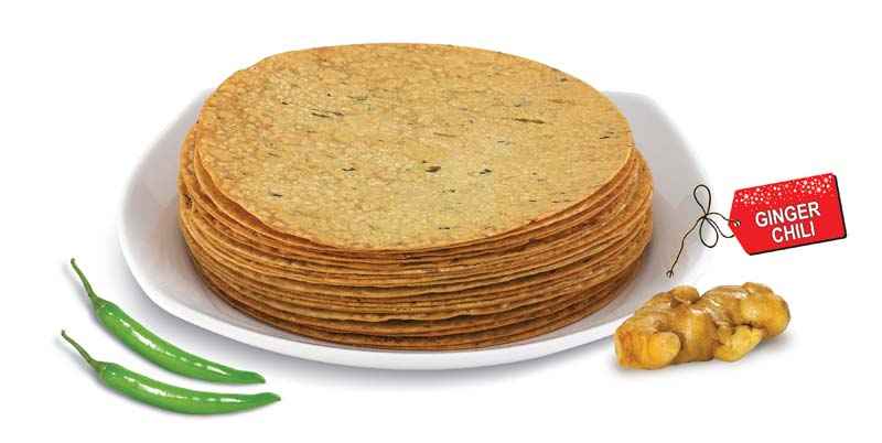Ramdev Ginger Chilli Khakhra
