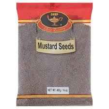 Deep Black Mustard Seeds Small