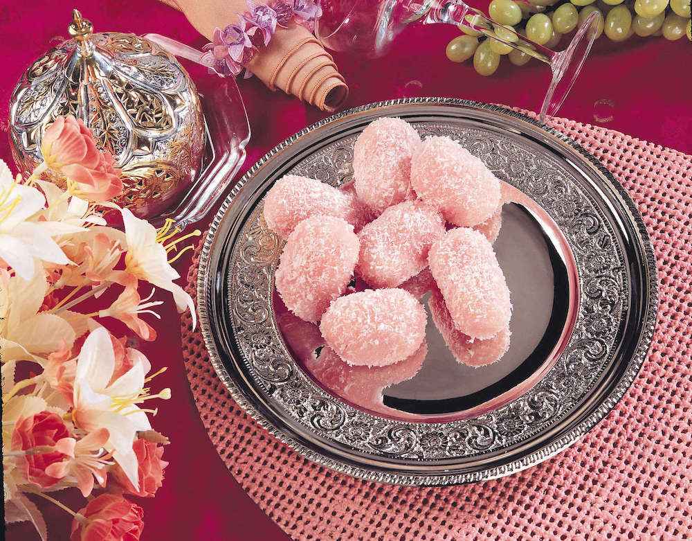 Freshly Made Pink Chum Chum (Chumchum/Chomchom)