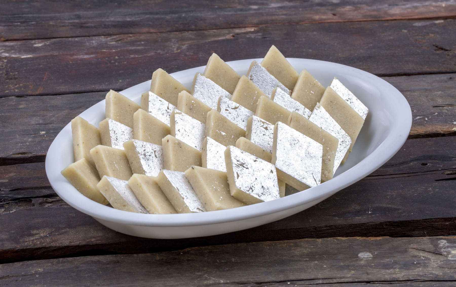Freshly Made Kaju Katli