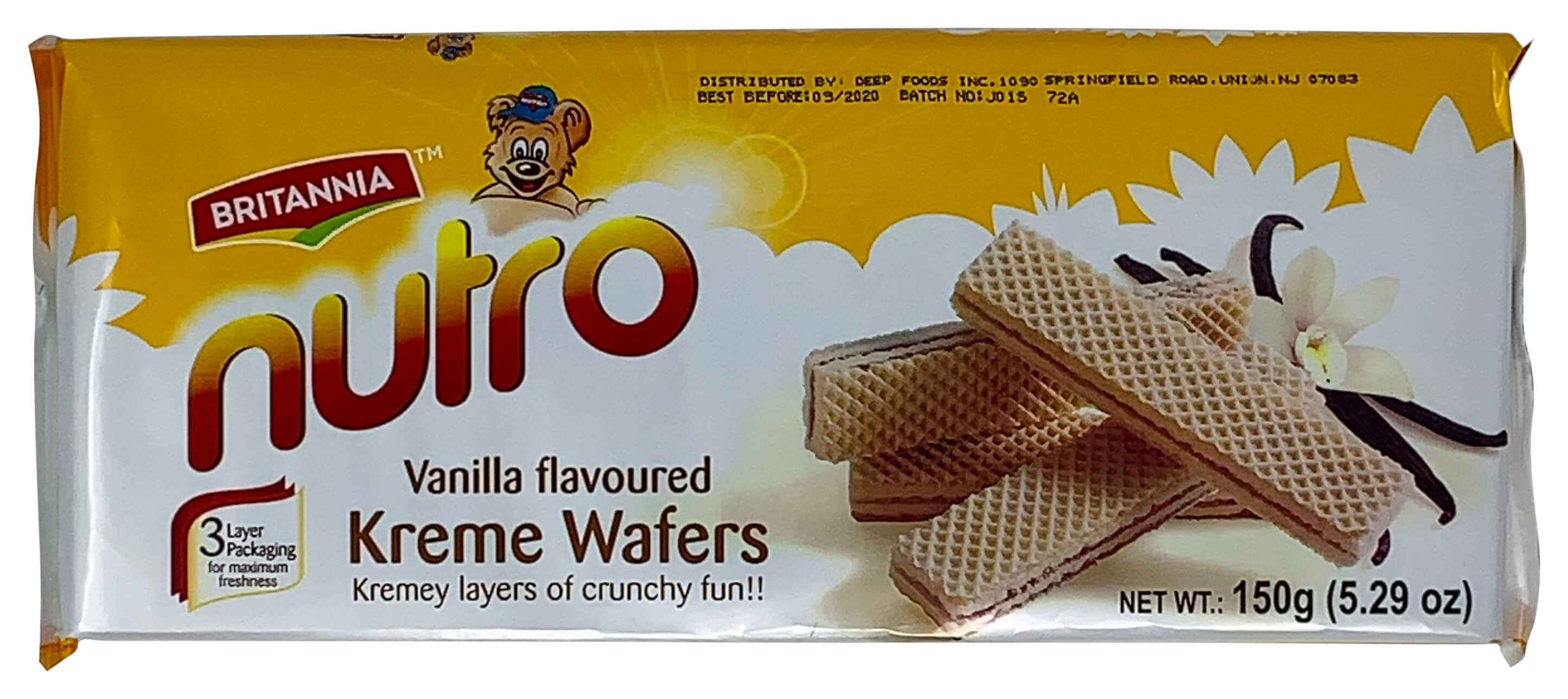 Britannia Nutro Vanilla Flavoured Kreme Wafers