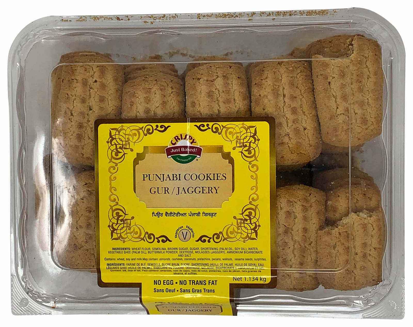 Crispy Gur Jaggery Punjabi Cookies Biscuits