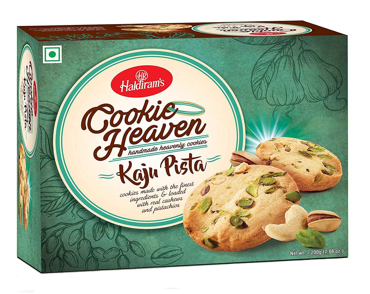 Haldirams Cookie Heaven Kaju (Cashew) Pista Cookies