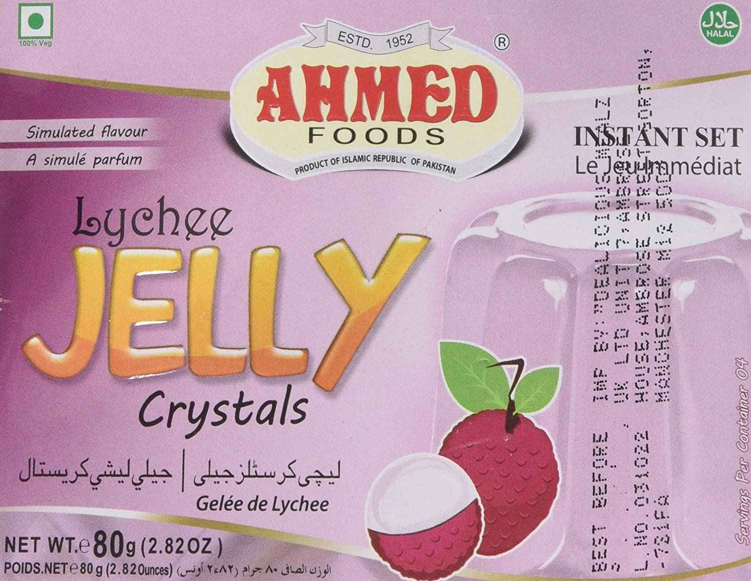 Ahmed Foods Lychee Jelly Dessert Mix