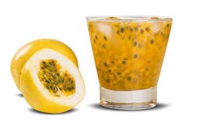 Dhanraj Basil Seed Drink Passion Fruit Flavor