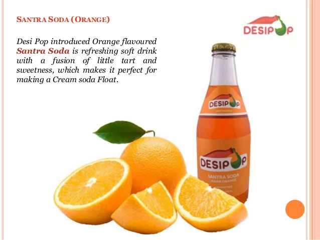 Desipop Santra Soda Asian Orange Indian Soda