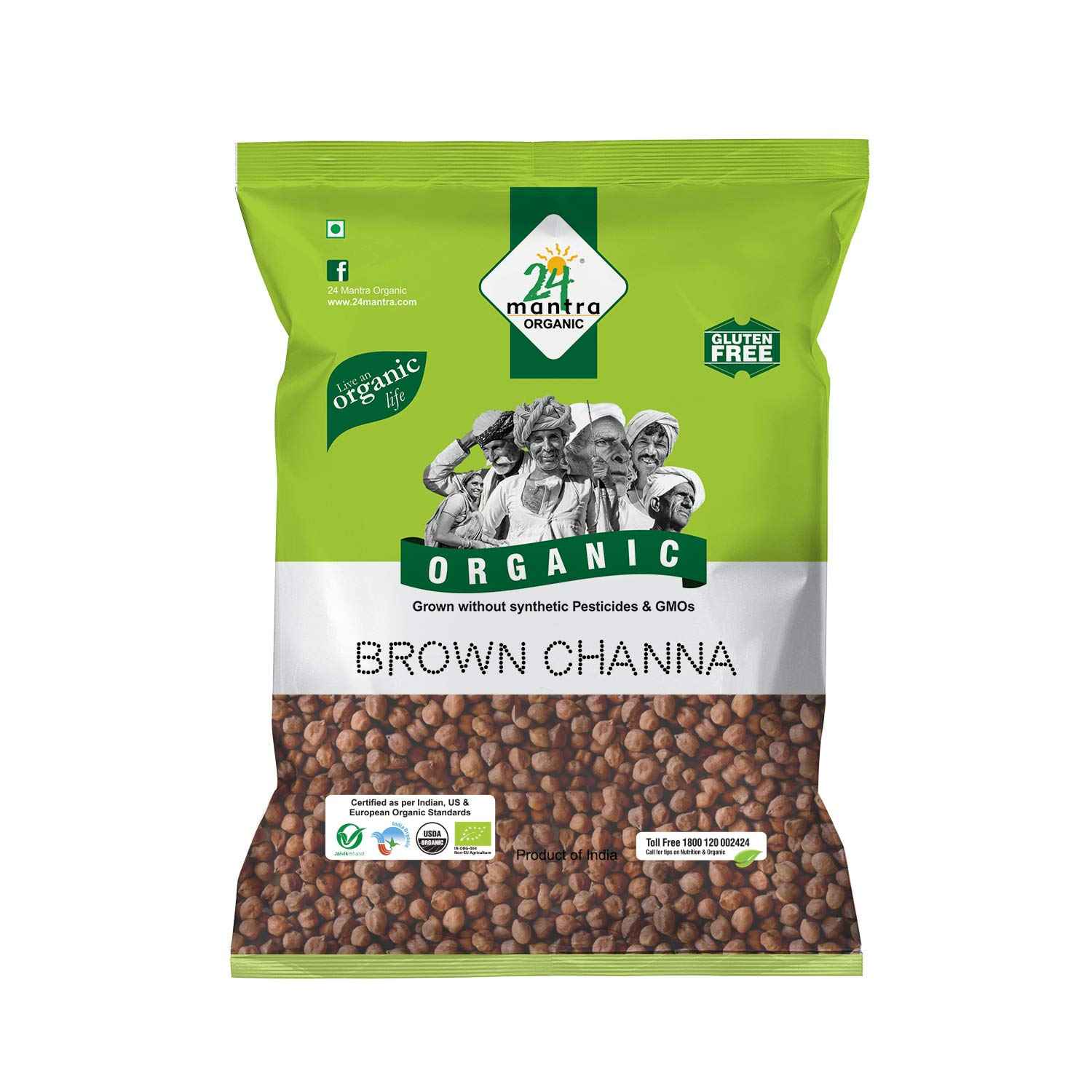 24 Mantra Organic Brown Kala Chana