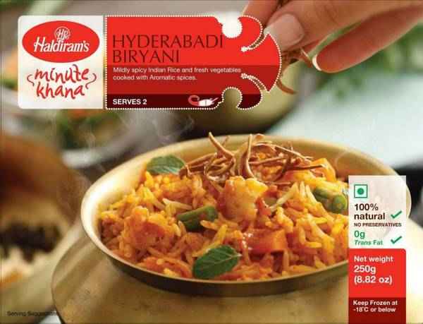 Haldirams Frozen Hydrabadi Biryani