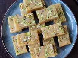 Freshly Made Roasted Mava Burfi