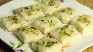 Freshly Made Khoa Burfi