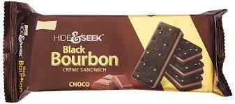 Parle Hide And Seek Black Bourbon Creme Sandwich Biscuits Choco
