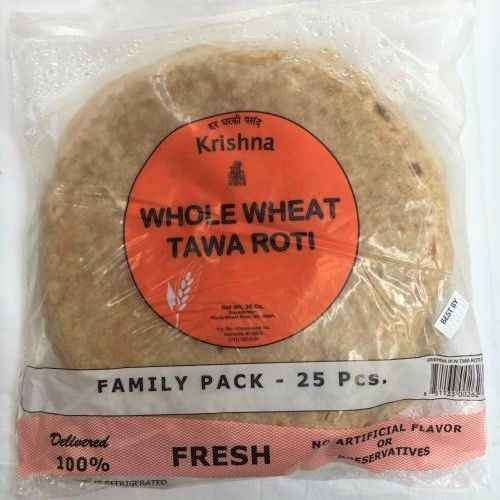 Krishna Whole Wheat Tawa Roti Big (25 Pieces)