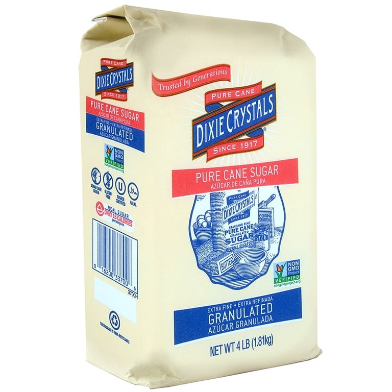 Dixie Crystals Cane Sugar 4 LBS