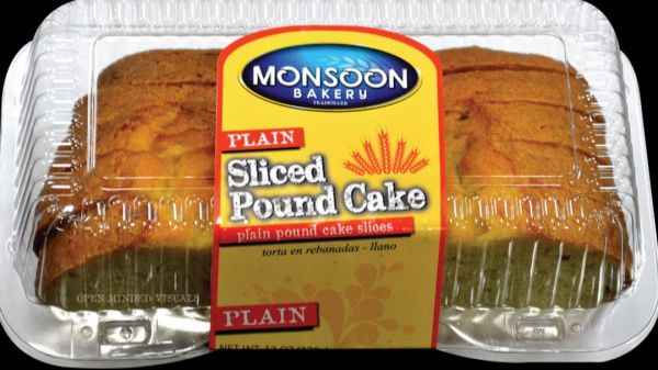 Monsoon Bakery Plain Sliced Pound Cake