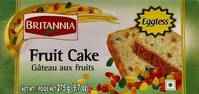 Britannia Eggless Fruit Cake Sliced
