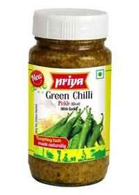 Priya Green Chilli (Sliced) Pickle