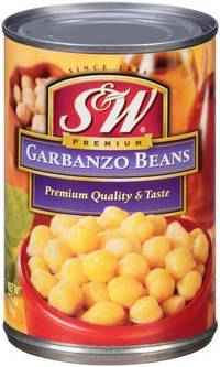 SandW Garbanzo Beans (Canned)