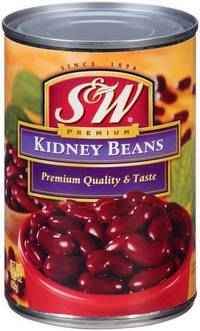 SandW Red Kidney Beans (Canned)