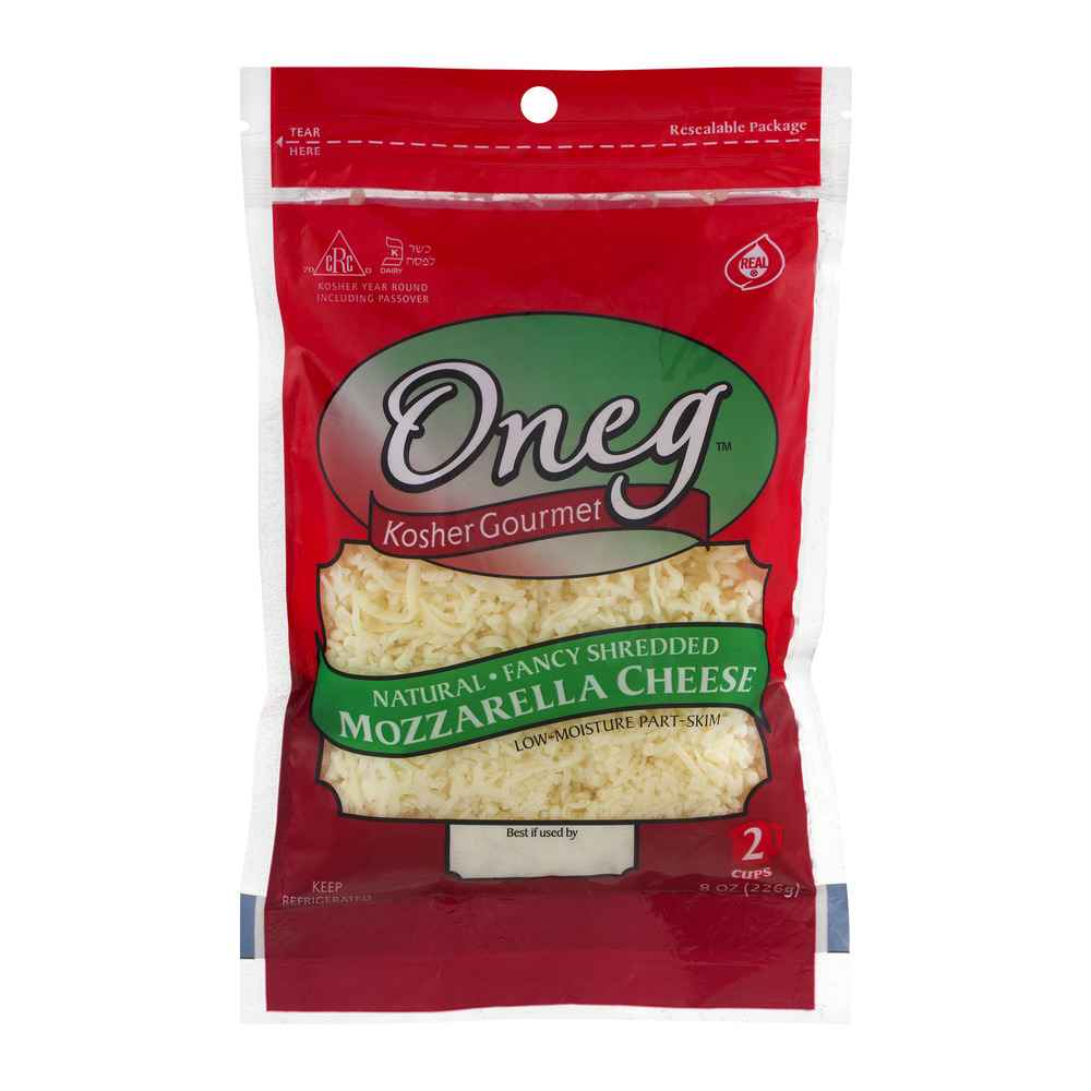 Oneg Kosher Gourmet Mozzarella Cheese