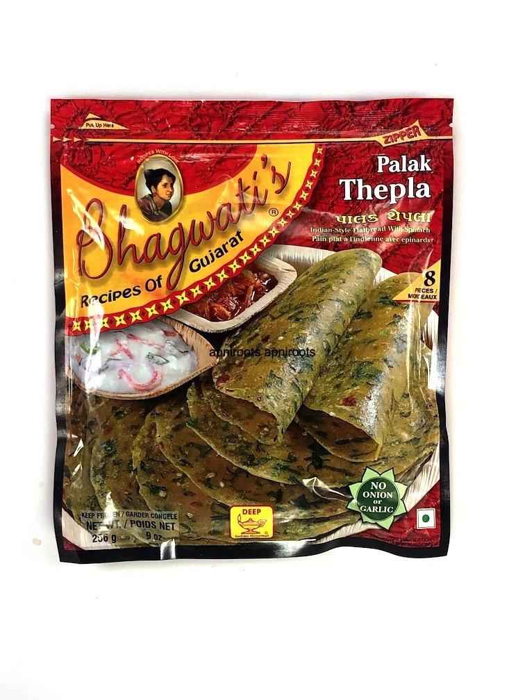 Bhagwatis Palak Thepla