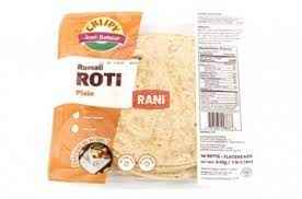 Crispy Plain Rumali Roti (10 Rotis)