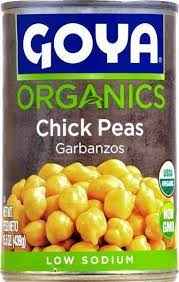 Goya Organic Chickpeas Garbanzo (Low Sodium)