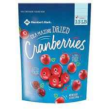 Members Mark Dried Natural Cranberries