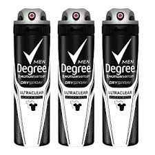 Degree Motionsense Dryspray For Men  Ultraclear Black And White 3.8 Oz