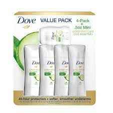 Dove Advanced Care Deodorant  Cool Essentials 2.6 Oz.  4 Pk