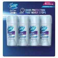 Secret Outlast Clear Gel Deodorant  Completely Clean 2.6 Oz.